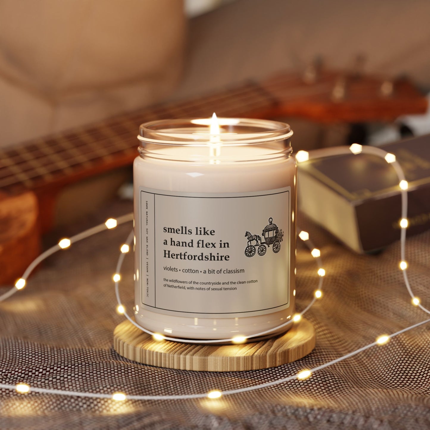 Hand Flex in Hertfordshire Pride and Prejudice Candle