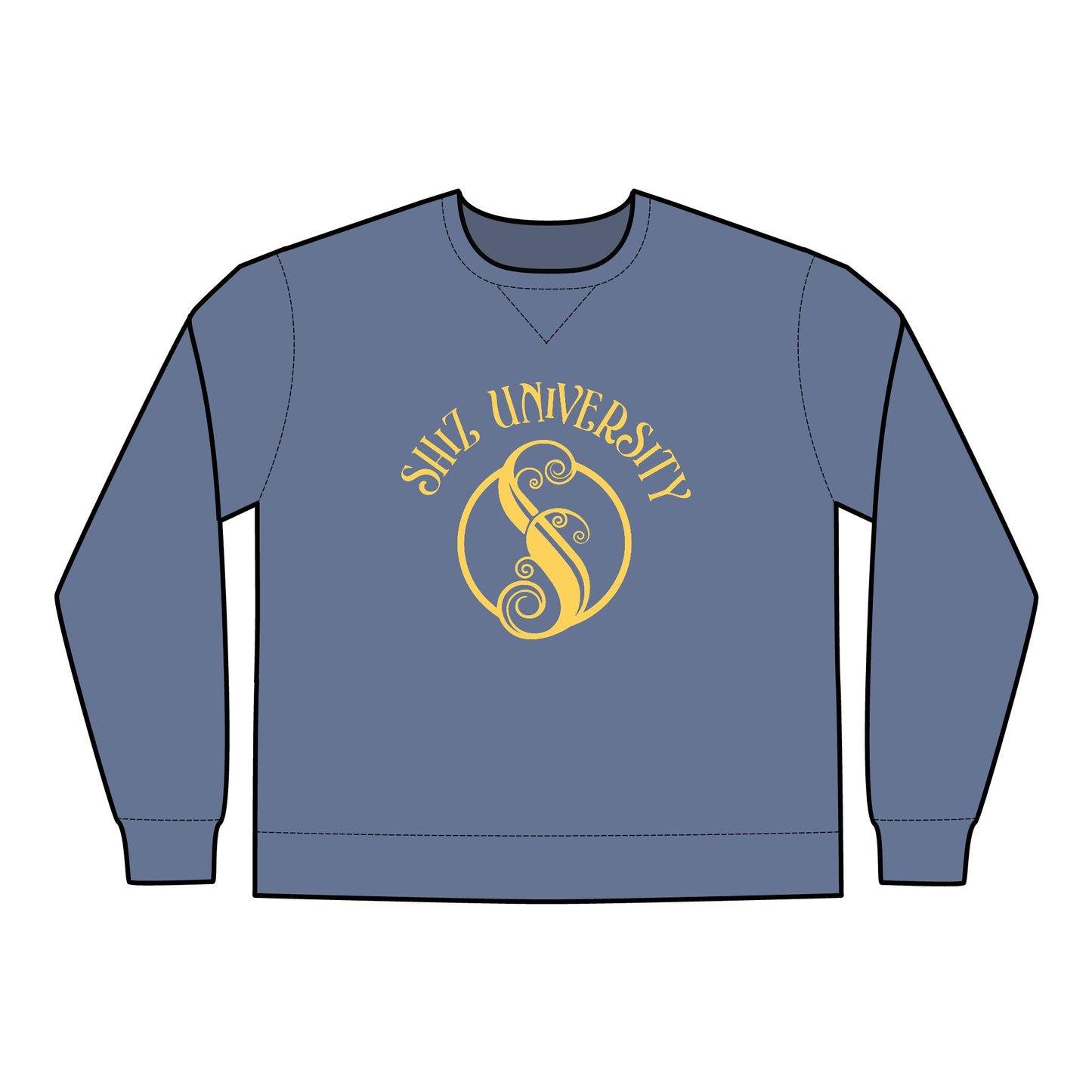 Wicked Shiz University School Emblem ComfortWash Sweatshirt